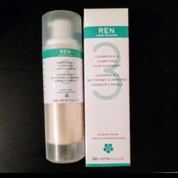 Ren Skincare Clearcalm 3 Clarifying Clay Cleanser - Picture 3 of 4